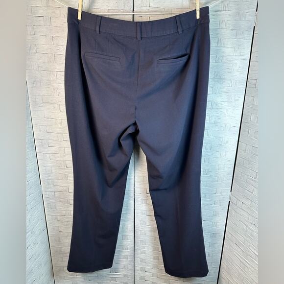 Lane Bryant The Lena Modernist Collection pants Navy office evening plus size - Picture 2 of 10